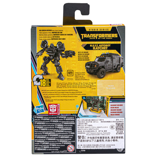 Transformers Generations Studio Series: Buzzworthy Bumblebee - Deluxe N.E.S.T. Autobot Ratchet 96