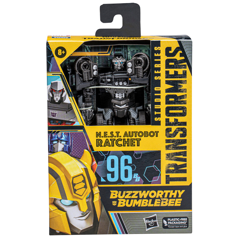 Load image into Gallery viewer, Transformers Generations Studio Series: Buzzworthy Bumblebee - Deluxe N.E.S.T. Autobot Ratchet 96
