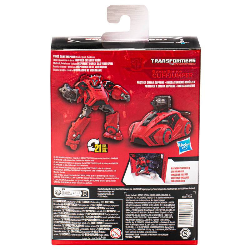 Load image into Gallery viewer, Transformers Generations Studio Series - Gamer Edition Deluxe Cliffjumper 05
