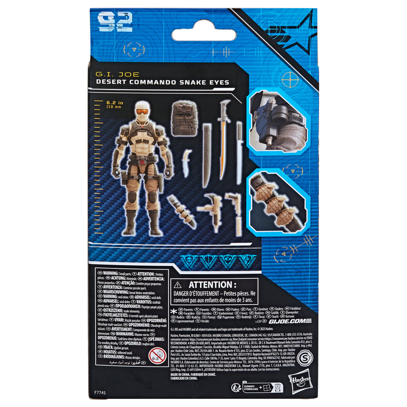 Load image into Gallery viewer, G.I. Joe Classified Series - Desert Commando Snake Eyes
