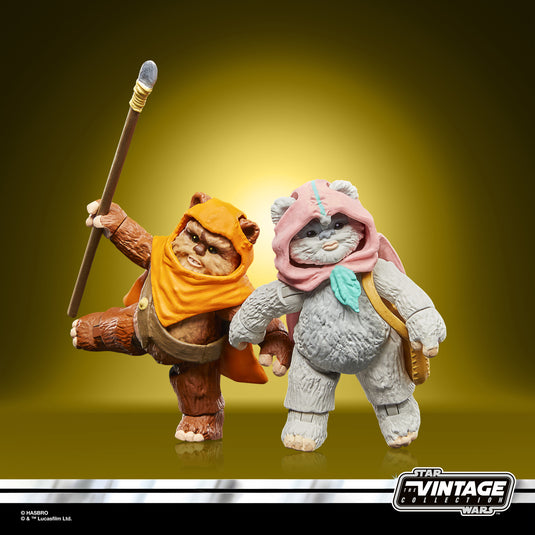 Hasbro - Star Wars The Vintage Collection - Wicket and Kneesaa 3 3/4-Inch Action Figures