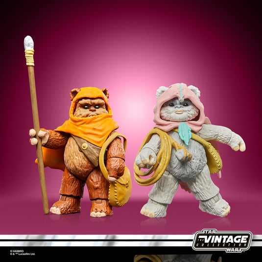Hasbro - Star Wars The Vintage Collection - Wicket and Kneesaa 3 3/4-Inch Action Figures