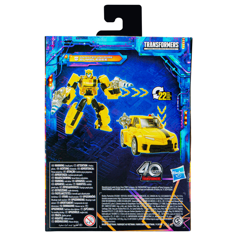 Load image into Gallery viewer, Transformers Generations - Legacy United - Deluxe Class Animated Universe Bumblebee
