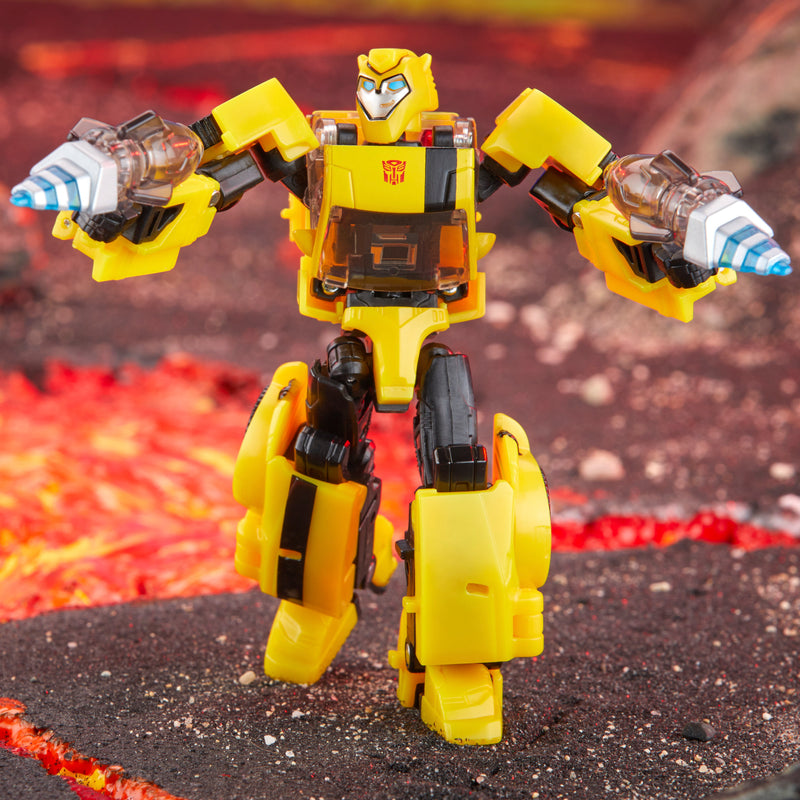 Load image into Gallery viewer, Transformers Generations - Legacy United - Deluxe Class Animated Universe Bumblebee
