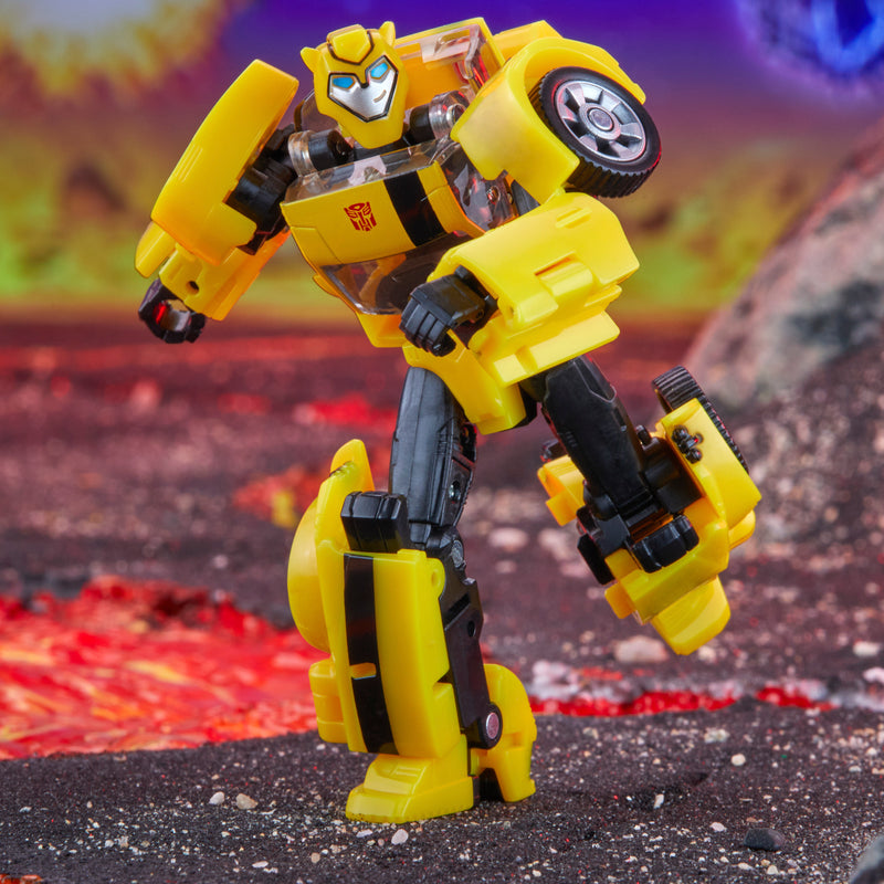 Load image into Gallery viewer, Transformers Generations - Legacy United - Deluxe Class Animated Universe Bumblebee
