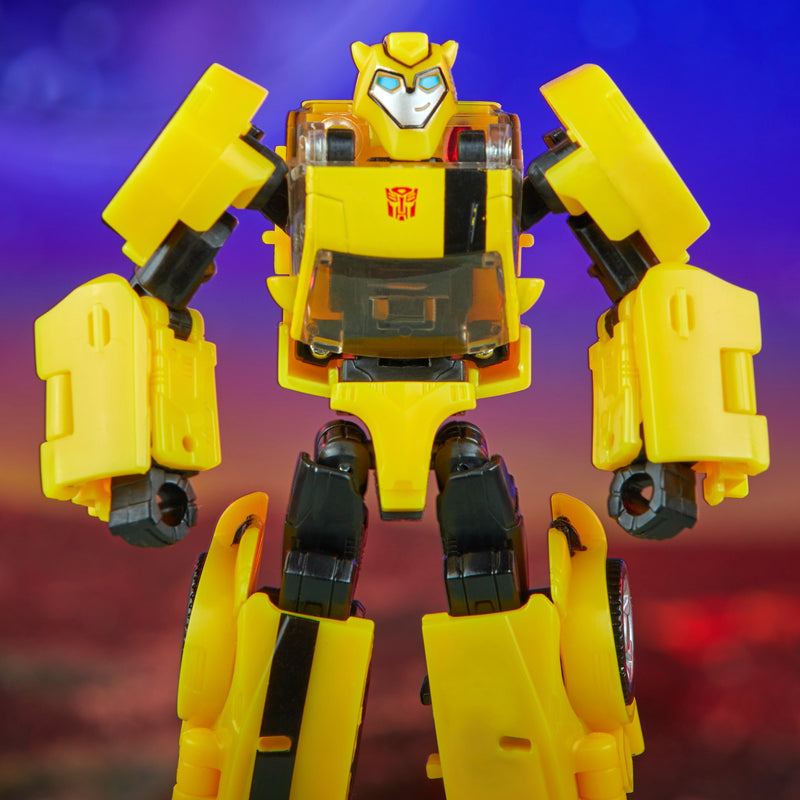 Load image into Gallery viewer, Transformers Generations - Legacy United - Deluxe Class Animated Universe Bumblebee
