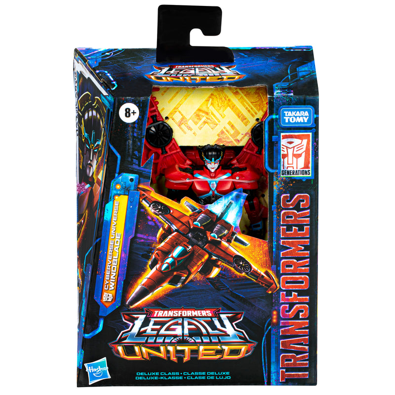 Load image into Gallery viewer, Transformers Generations - Legacy United - Deluxe Class Cyberverse Universe Windblade
