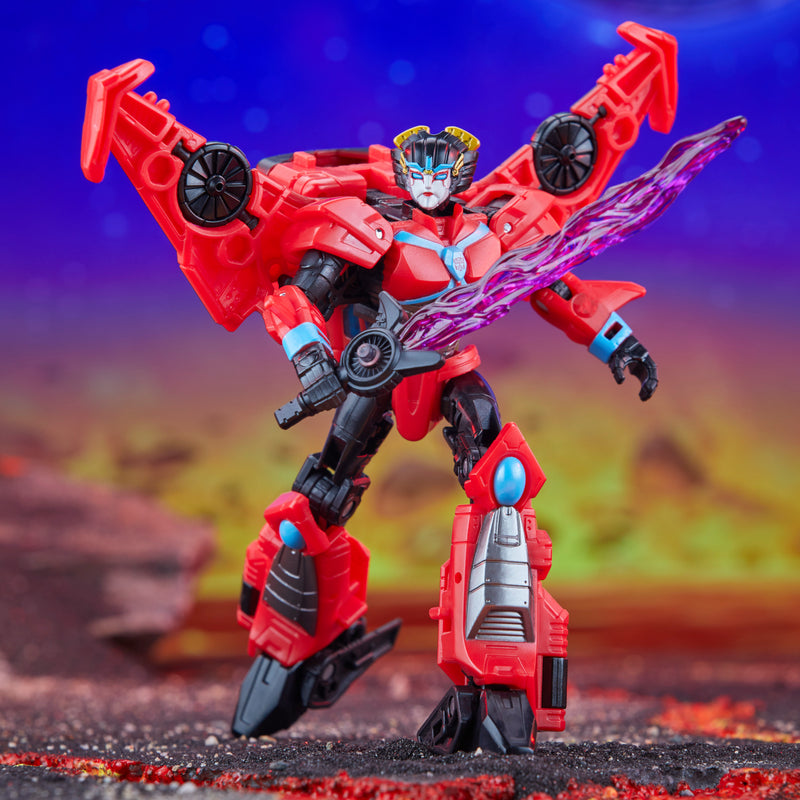 Load image into Gallery viewer, Transformers Generations - Legacy United - Deluxe Class Cyberverse Universe Windblade
