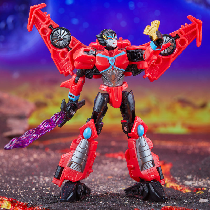 Load image into Gallery viewer, Transformers Generations - Legacy United - Deluxe Class Cyberverse Universe Windblade
