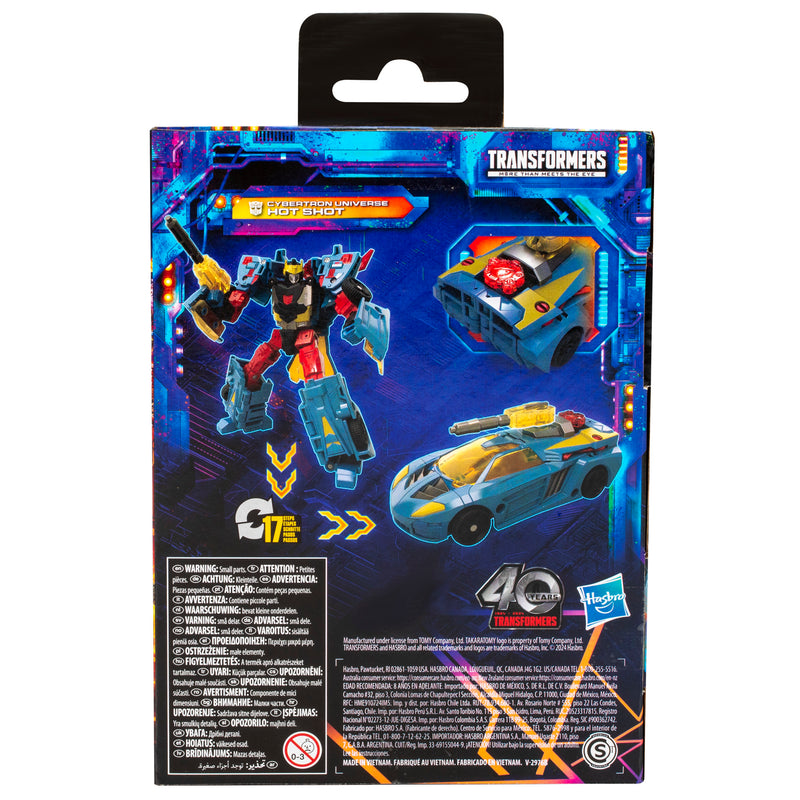 Load image into Gallery viewer, Transformers Generations - Legacy United - Deluxe Class Cybertron Universe Hot Shot
