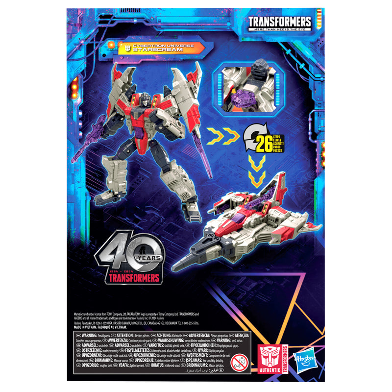 Load image into Gallery viewer, Transformers Generations - Legacy United - Voyager Class Cybertron Universe Starscream
