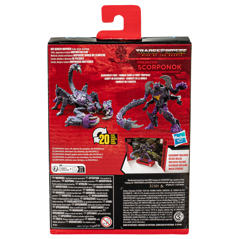 Load image into Gallery viewer, Transformers Generations Studio Series - Deluxe Predacon Scorponok 107
