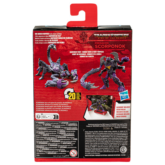 Transformers Generations Studio Series - Deluxe Predacon Scorponok 107