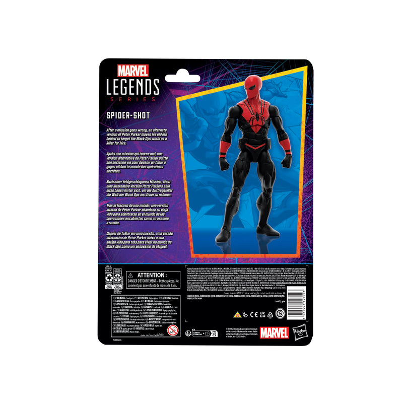 Marvel Legends Spider Shot Ages Three and Up