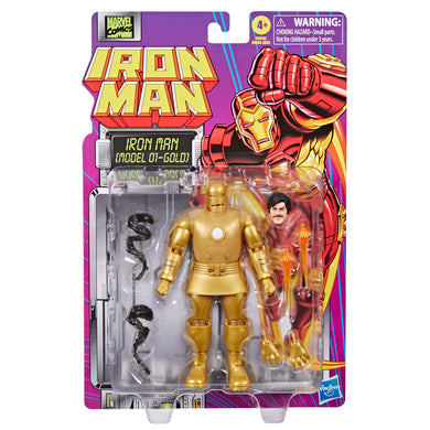 Marvel Legends Series - Retro Collection Iron Man (Model 01 - Gold)