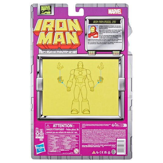 Marvel Legends Series - Retro Collection Iron Man (Model 09)