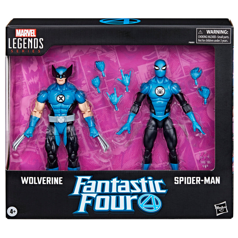 Load image into Gallery viewer, Marvel Legends - Wolverine and Spider-Man (Fantastic 4)
