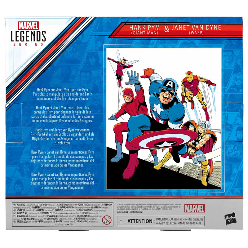 Load image into Gallery viewer, Marvel Legends - Hank Pym (Giant-Man) &amp; Janet Van Dyne (Wasp) Two-Pack
