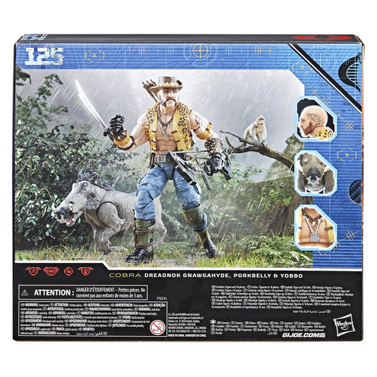 G.I. Joe Classified Series - Dreadnok Gnawgahyde and pets Porkbelly & Yobbo