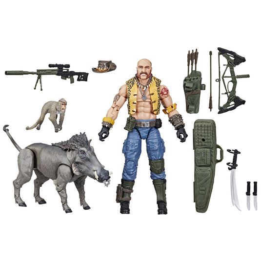 G.I. Joe Classified Series - Dreadnok Gnawgahyde and pets Porkbelly & Yobbo