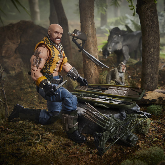 G.I. Joe Classified Series - Dreadnok Gnawgahyde and pets Porkbelly & Yobbo