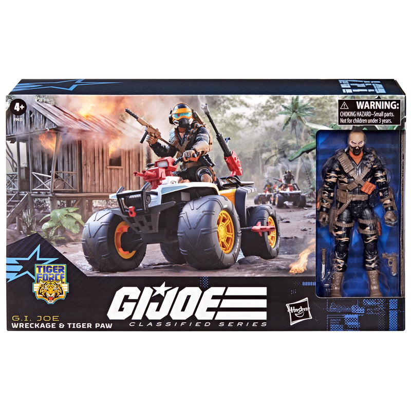 Load image into Gallery viewer, G.I. Joe Classified Series - Tiger Force Wreckage and Tiger Paw ATV
