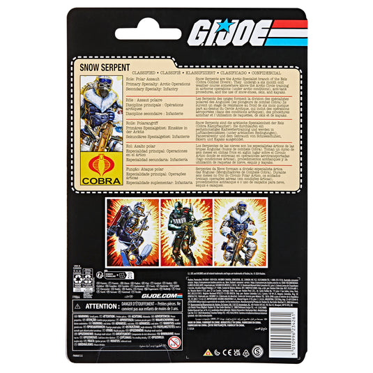 G.I. Joe Classified Series - Snow Serpent (Retro Card)