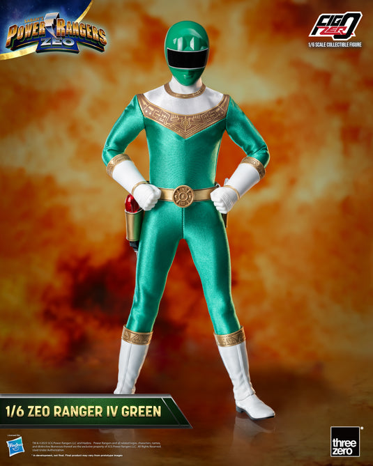 Threezero - FigZero Power Rangers Zeo - Zeo Ranger IV Green