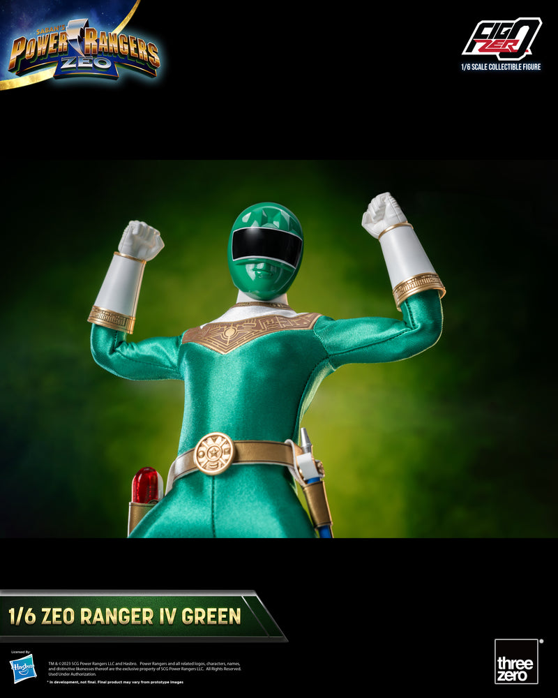 Load image into Gallery viewer, Threezero - FigZero Power Rangers Zeo - Zeo Ranger IV Green
