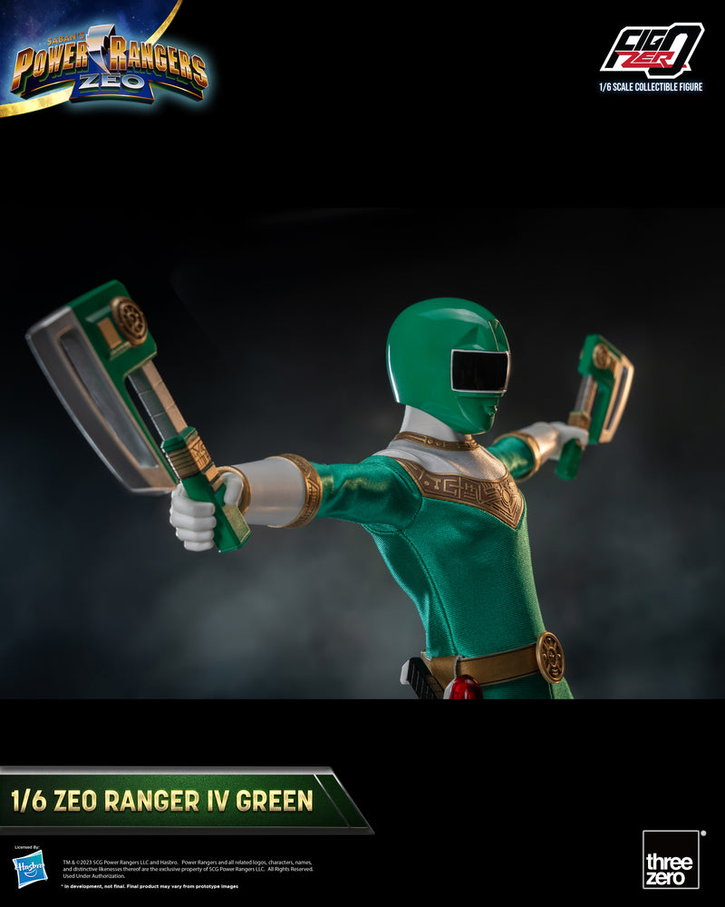 Load image into Gallery viewer, Threezero - FigZero Power Rangers Zeo - Zeo Ranger IV Green
