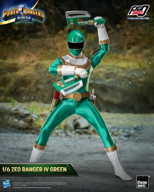 Threezero - FigZero Power Rangers Zeo - Zeo Ranger IV Green