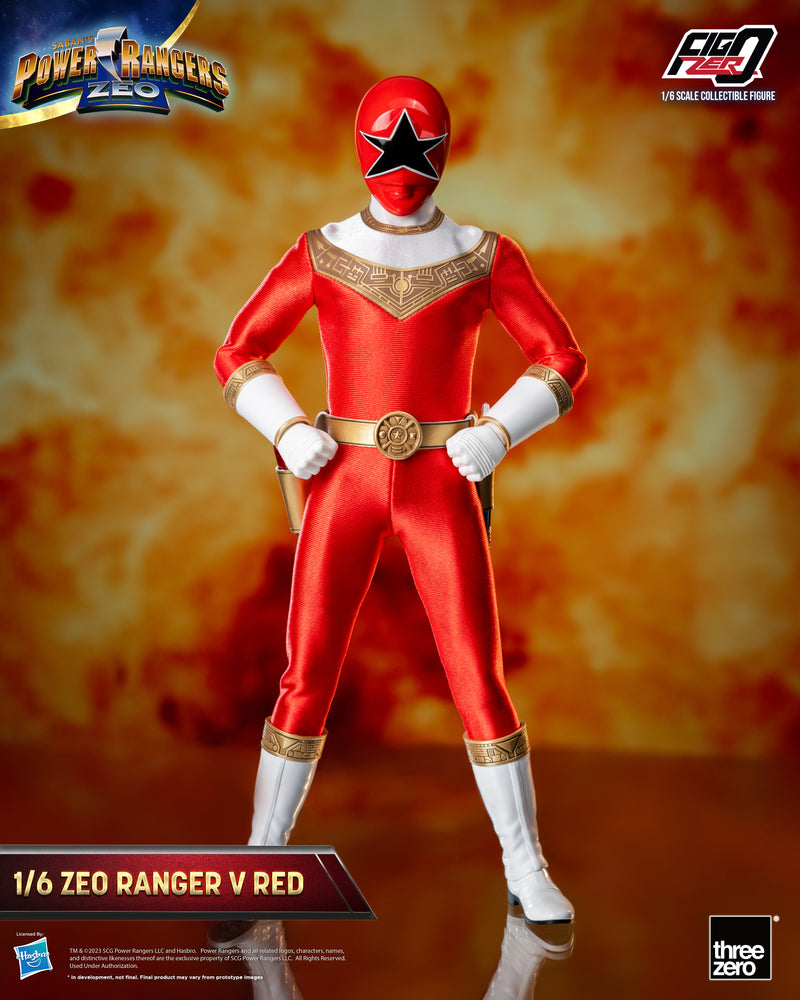 Load image into Gallery viewer, Threezero - FigZero Power Rangers Zeo - Zeo Ranger V Red
