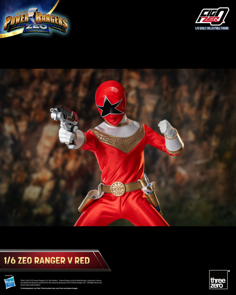 Load image into Gallery viewer, Threezero - FigZero Power Rangers Zeo - Zeo Ranger V Red
