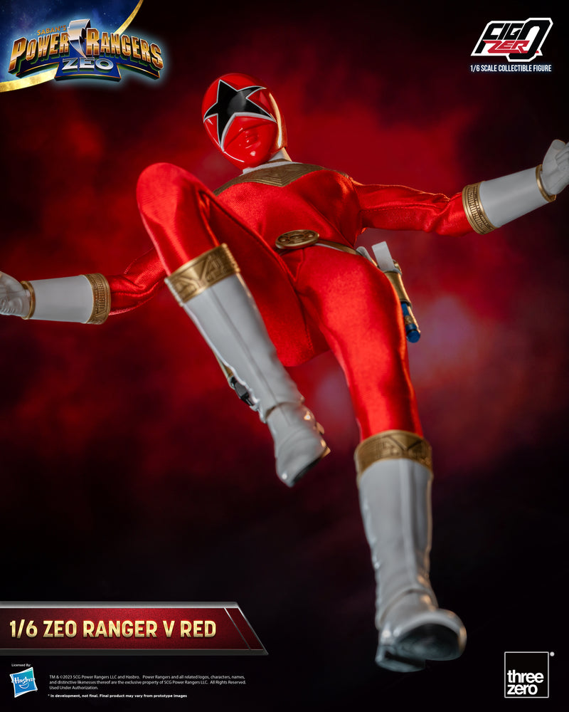 Load image into Gallery viewer, Threezero - FigZero Power Rangers Zeo - Zeo Ranger V Red

