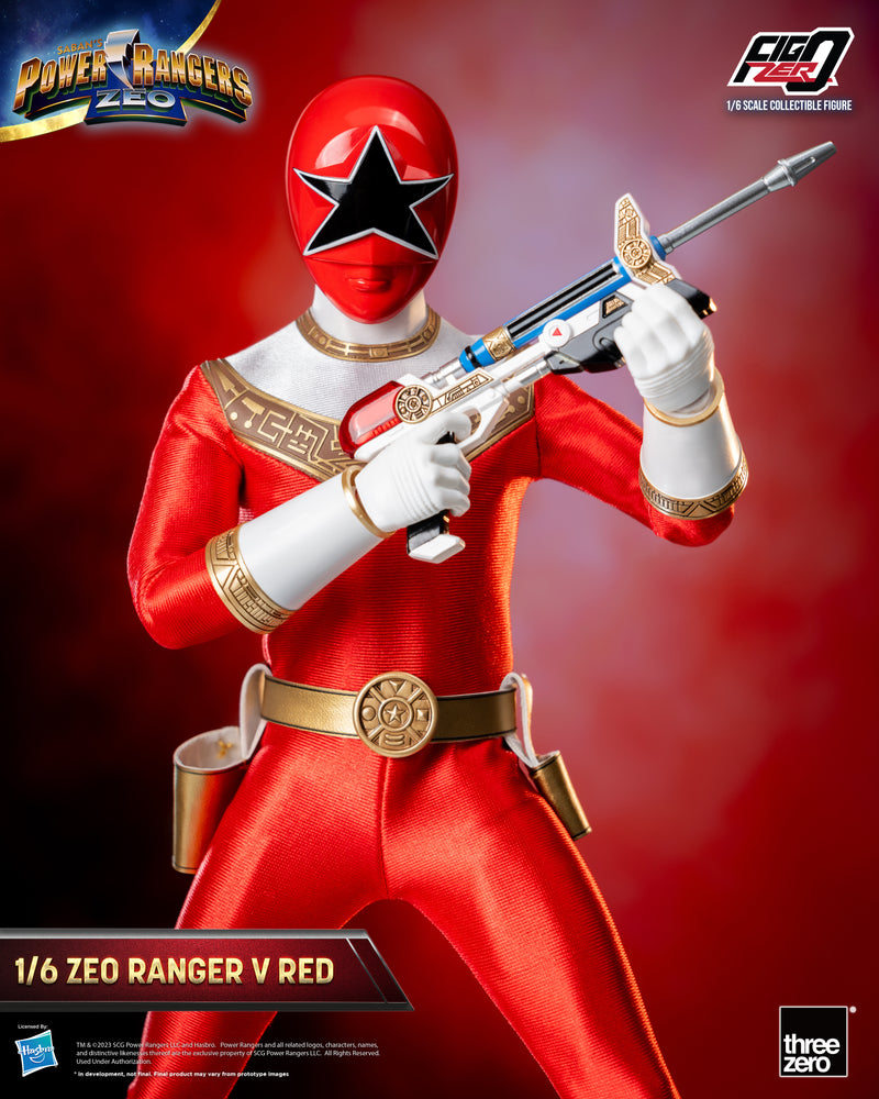 Load image into Gallery viewer, Threezero - FigZero Power Rangers Zeo - Zeo Ranger V Red
