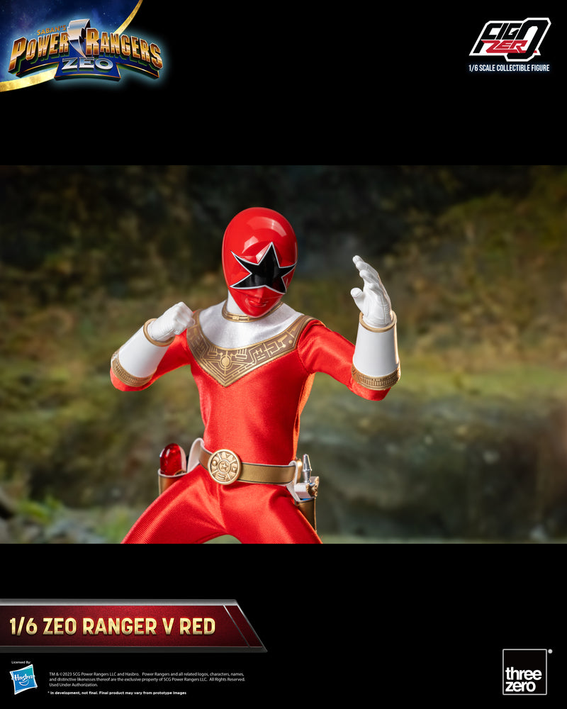 Load image into Gallery viewer, Threezero - FigZero Power Rangers Zeo - Zeo Ranger V Red
