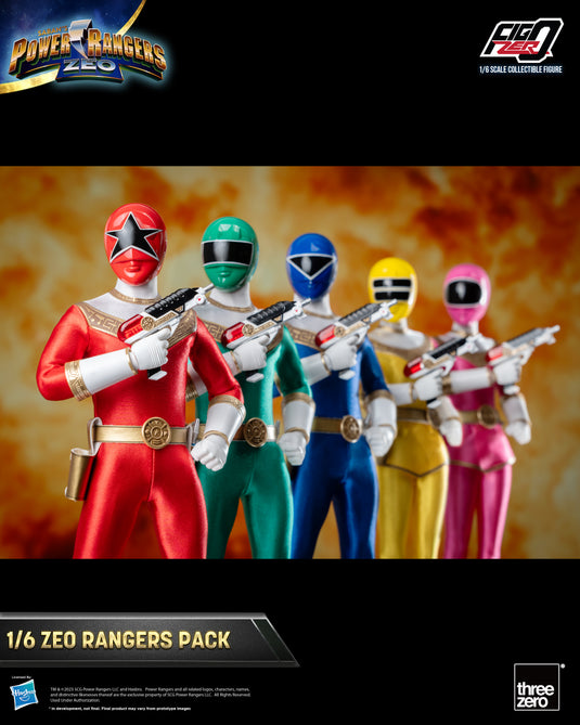 Threezero - FigZero Power Rangers Zeo - Zeo Rangers Pack