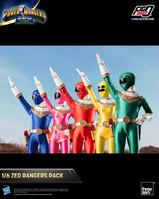 Threezero - FigZero Power Rangers Zeo - Zeo Rangers Pack