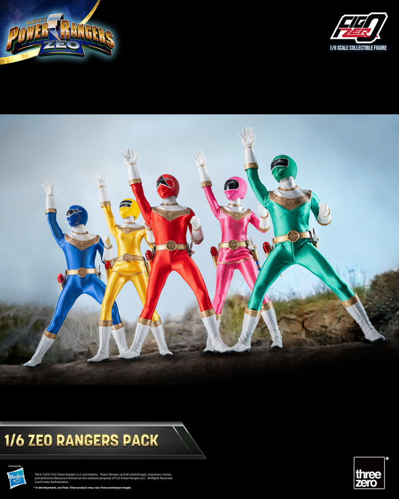 Load image into Gallery viewer, Threezero - FigZero Power Rangers Zeo - Zeo Rangers Pack
