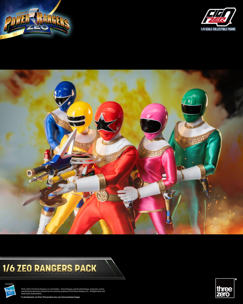 Load image into Gallery viewer, Threezero - FigZero Power Rangers Zeo - Zeo Rangers Pack
