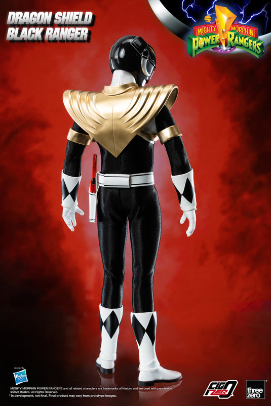 Threezero - FigZero Mighty Morphin Power Rangers - Dragon Shield Black Ranger