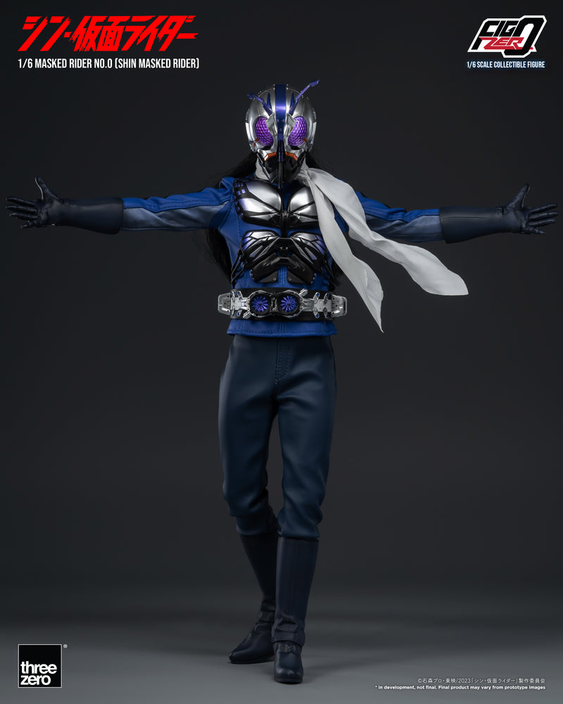 Load image into Gallery viewer, Threezero - FigZero Shin Masked Rider - Masked Rider No. 0
