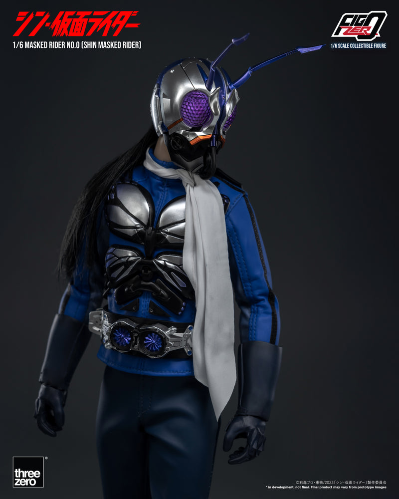 Load image into Gallery viewer, Threezero - FigZero Shin Masked Rider - Masked Rider No. 0
