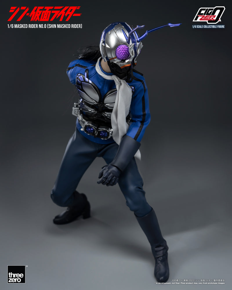 Load image into Gallery viewer, Threezero - FigZero Shin Masked Rider - Masked Rider No. 0
