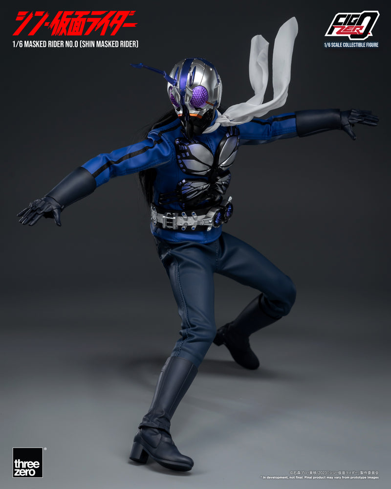 Load image into Gallery viewer, Threezero - FigZero Shin Masked Rider - Masked Rider No. 0
