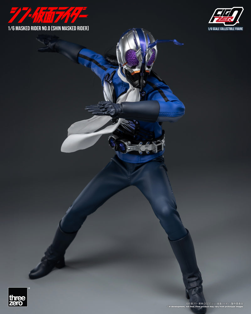 Load image into Gallery viewer, Threezero - FigZero Shin Masked Rider - Masked Rider No. 0
