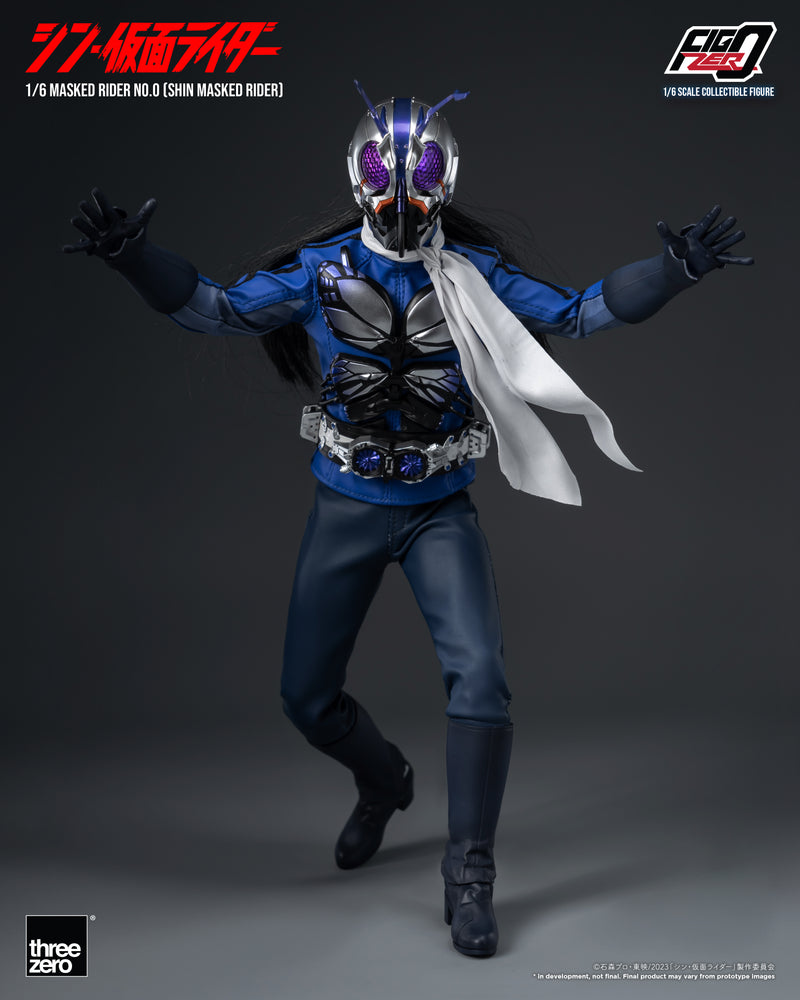 Load image into Gallery viewer, Threezero - FigZero Shin Masked Rider - Masked Rider No. 0
