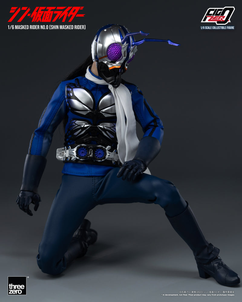 Load image into Gallery viewer, Threezero - FigZero Shin Masked Rider - Masked Rider No. 0
