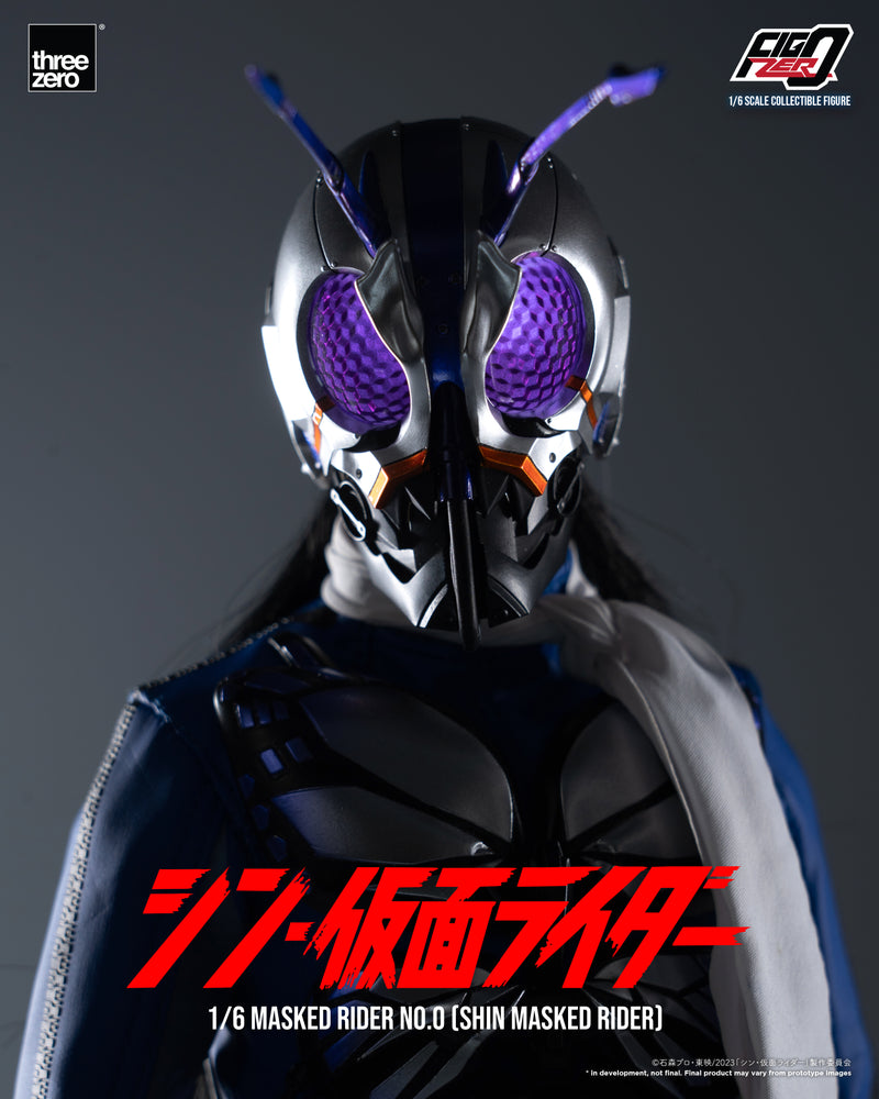 Load image into Gallery viewer, Threezero - FigZero Shin Masked Rider - Masked Rider No. 0
