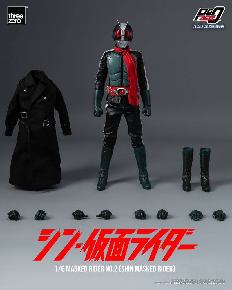 Load image into Gallery viewer, Threezero - FigZero Shin Masked Rider - Masked Rider No. 2
